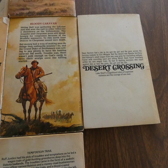 Lot of 10 Vintage 60s 70s Western Paperbacks~ Luke Short and More - Picture 9 of 10